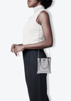 SATIN CRYSTAL MINI TOTE