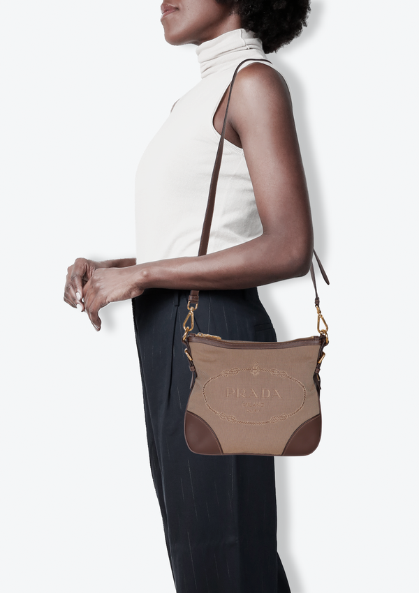 CANAPA LOGO JACQUARD MESSENGER BAG