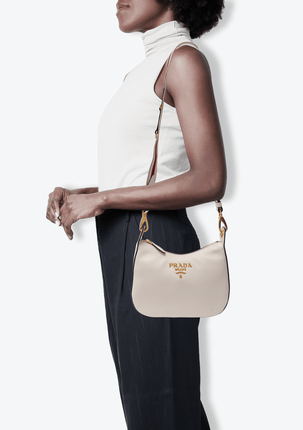 VITELLO PHENIX ZIPPED SMALL MESSENGER HOBO