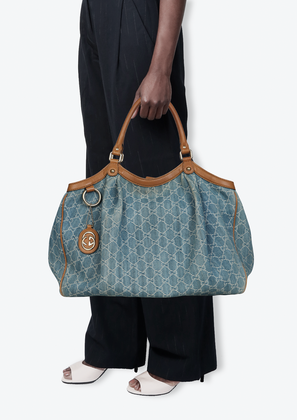 LARGE GG DENIM SUKEY