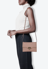 ROCKSTUD FLIPLOCK CROSSBODY BAG