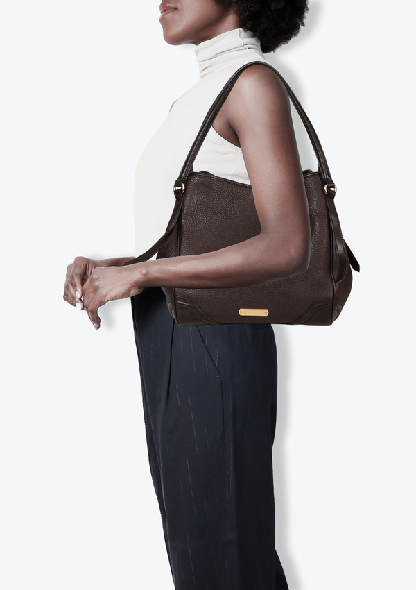 SMALL LEATHER CANTERBURY TOTE