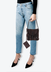 SUEDE MESSENGER BAG