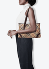 HAYMARKET CHECK TOTE
