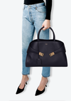 MEDIUM LEATHER HUG BAG