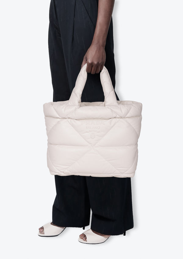 PADDED NAPPA TOTE BAG