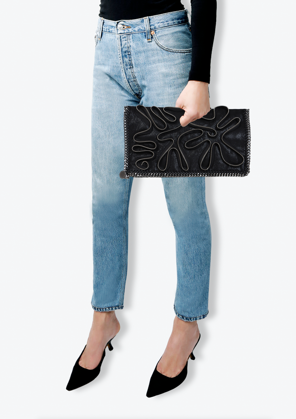 FALABELLA FOLD OVER CLUTCH