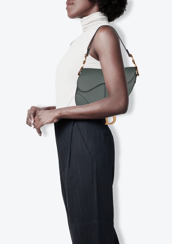LEATHER SADDLE BAG