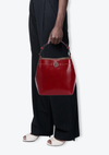 LEATHER BUCKET BAG