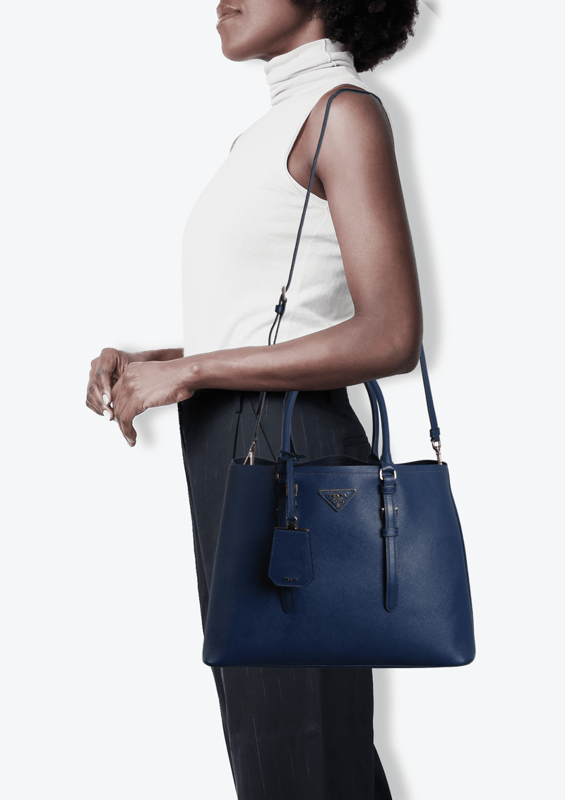 SAFFIANO CUIR DOUBLE TOTE