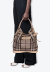 HAYMARKET CHECK BELTED HOBO