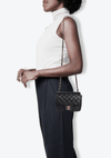 MINI SQUARE CLASSIC SINGLE FLAP LAMBSKIN