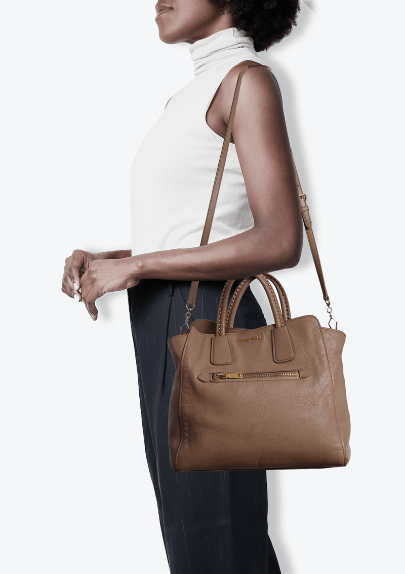 LEATHER SATCHEL BAG