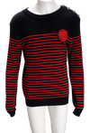 STRIPPED SWEATER M