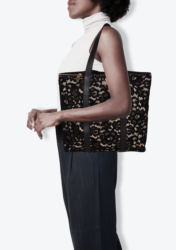 LACE TOTE BAG