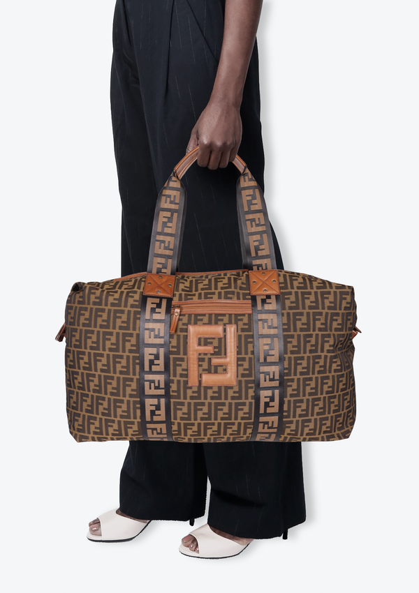LARGE ZUCCA CANVAS CARRYALL WEEKENDER TRAVELING BAG