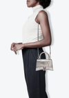 HOURGLASS XS CROCODILE EMBOSSED