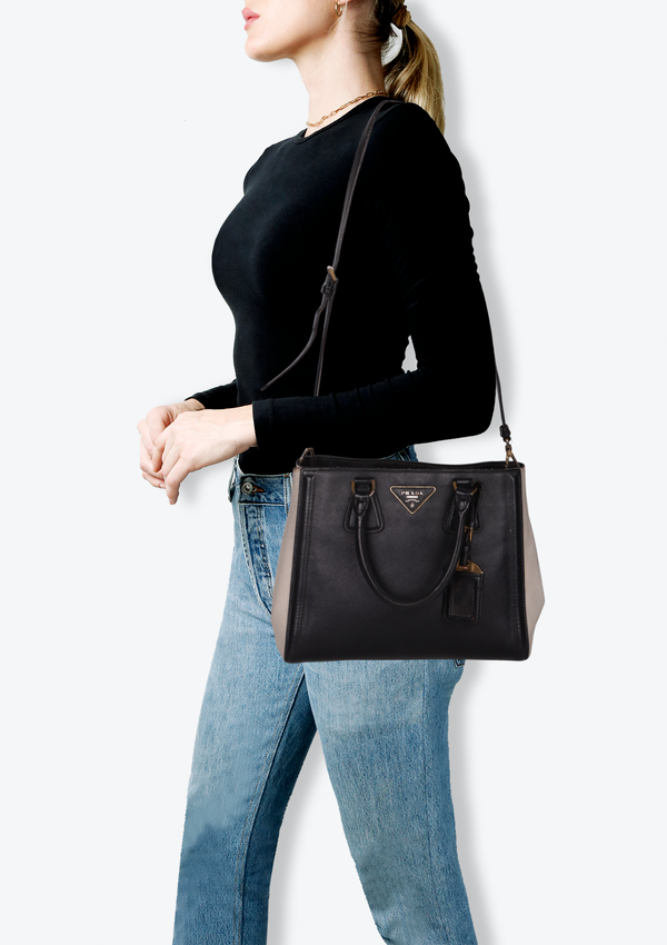 SAFFIANO LUX SATCHEL BAG