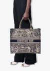 LARGE TOILE DE JOUY BOOK TOTE