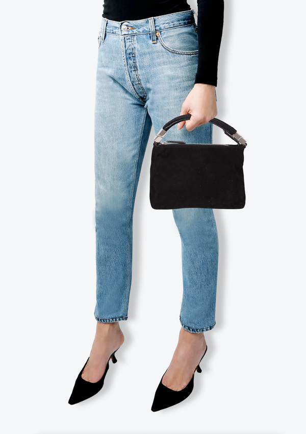 VINTAGE SUEDE SHOULDER BAG