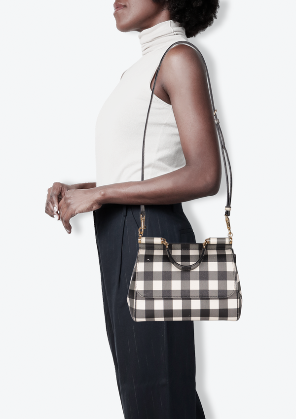 CHECKER LARGE MISS SICILY BAG