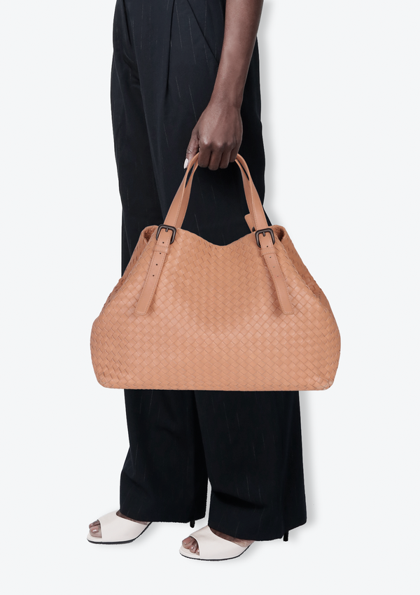 NAPPA INTRECCIATO CESTA TOTE BAG