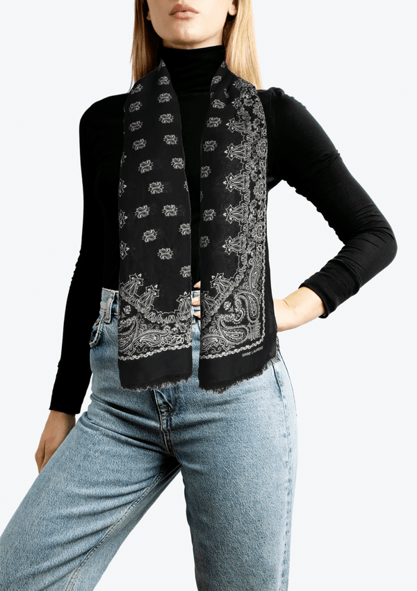 PAISLEY PRINT SCARF