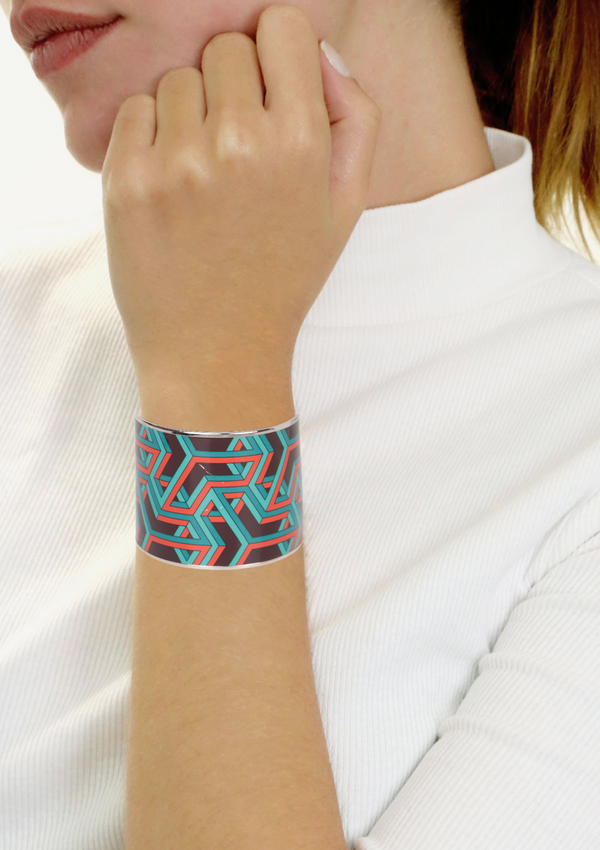 EXTRA WIDE ENAMEL BANGLE