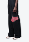 SNAKESKIN MINI SADDLE BAG