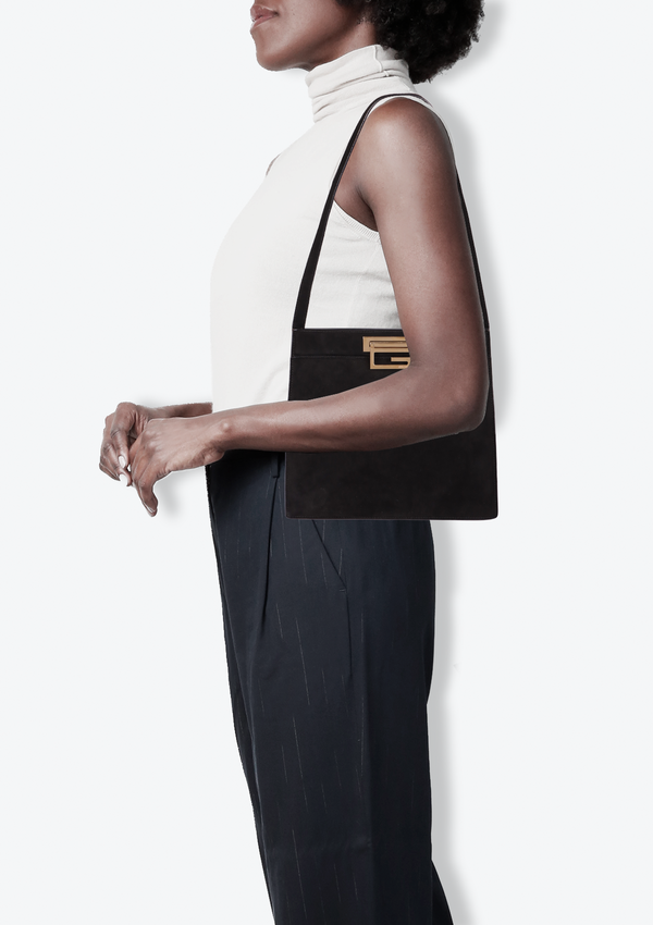 VINTAGE SUEDE SHOULDER BAG