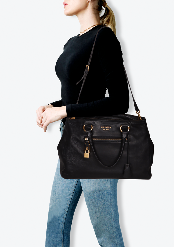 SOFT CALFSKIN FRONT ZIP SATCHEL