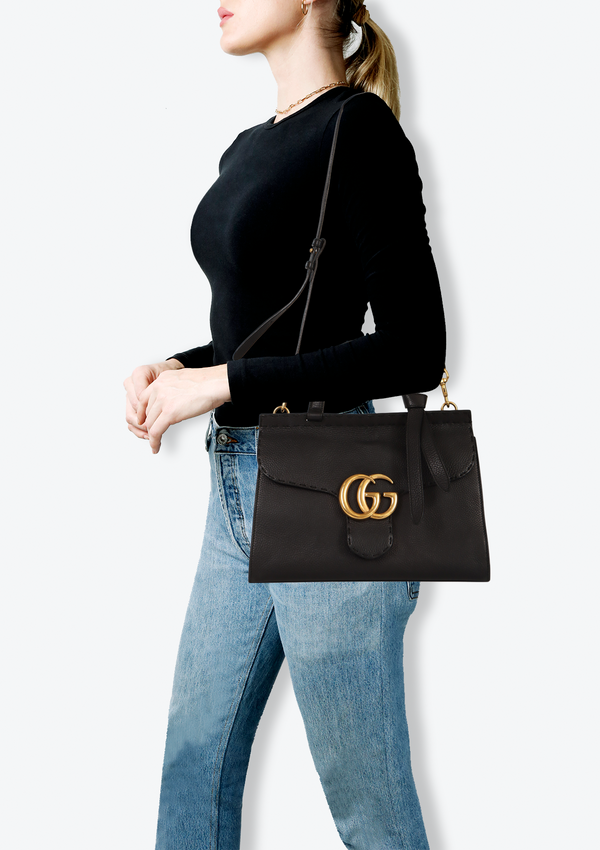 GG MARMONT TOP HANDLE BAG