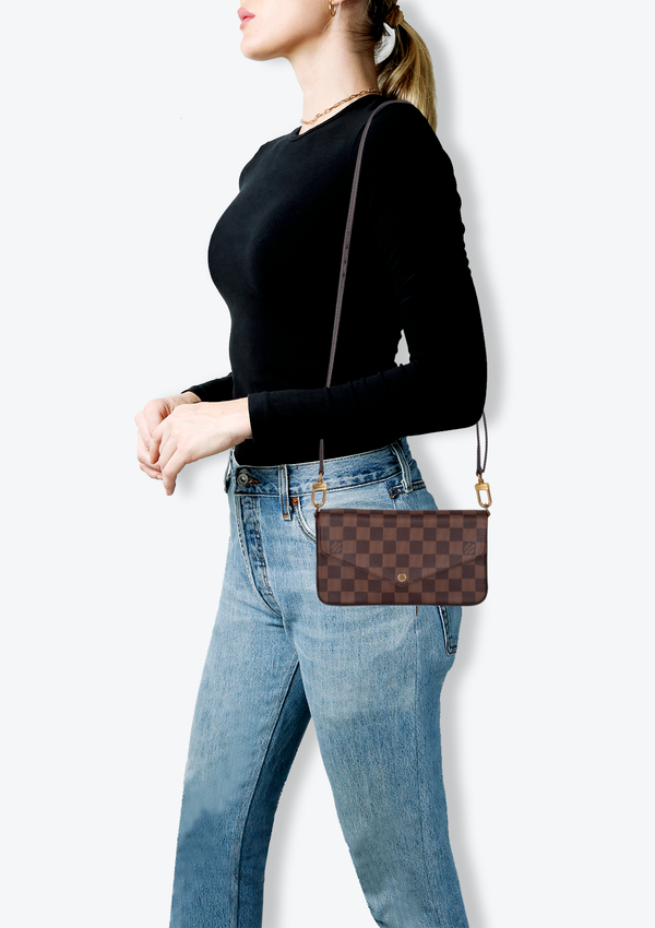 DAMIER ÉBÈNE POCHETTE FÉLICIE
