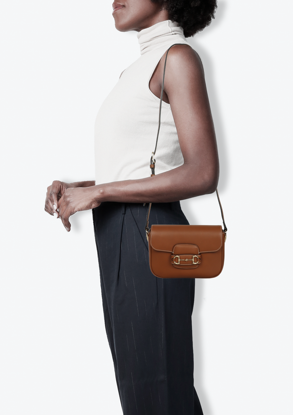 LEATHER HORSEBIT 1955 MINI BAG