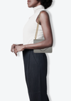 SAFFIANO TRIANGLE ENVELOPE CHAIN BAG