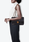 VINTAGE MAXI JUMBO FLAP BAG