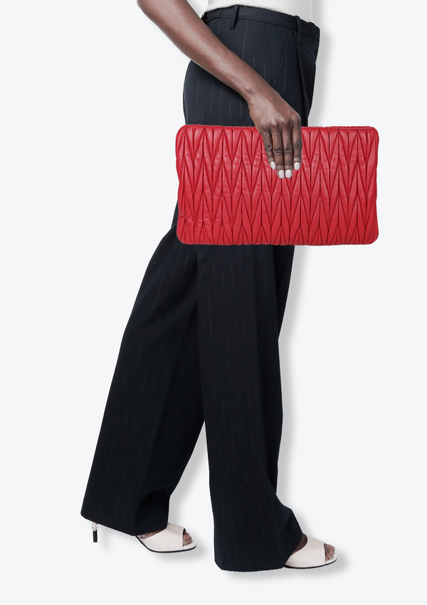 NAPPA MATELASSÉ CLUTCH