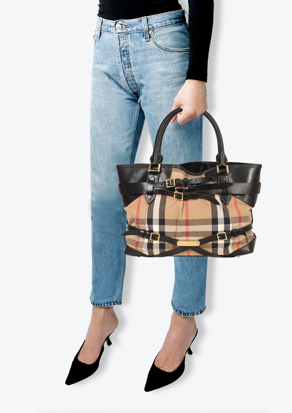 HOUSE CHECK LYNHER BRIDLE BAG