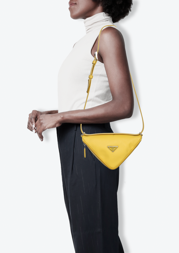 SAFFIANO TRIANGLE BAG