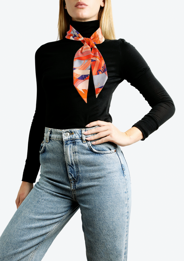 DIES ET HORE SILK SCARF