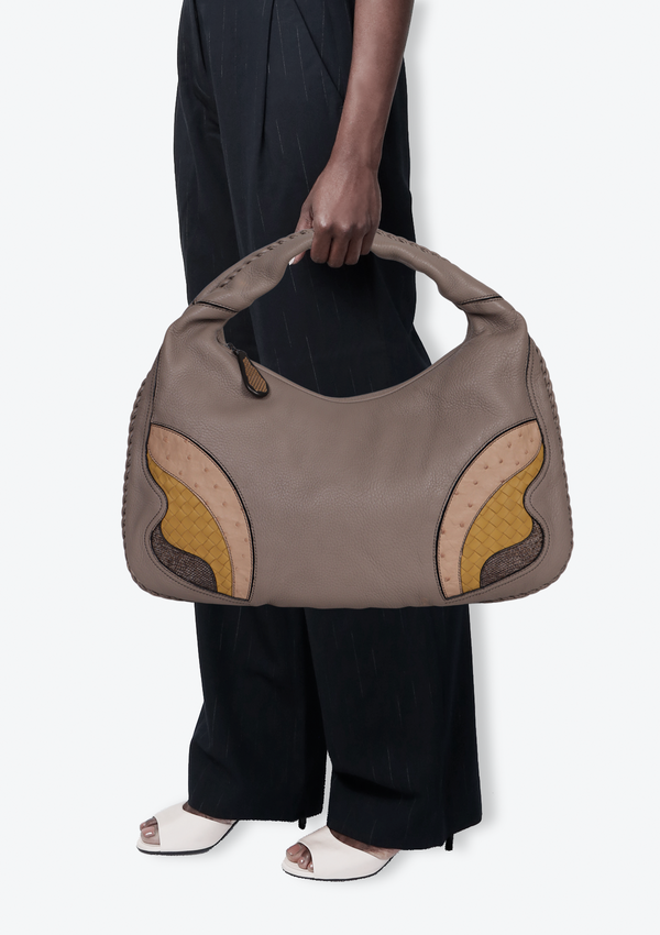INTRECCIATO OSTRICH HOBO