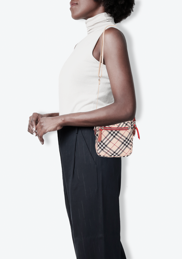 NOVA CHECK MESSENGER BAG