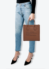LEATHER SUPPLY TOTE