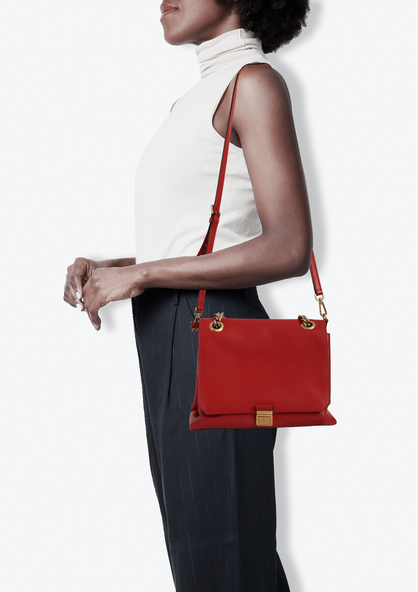 CHAIN LINK HANDLE BAG
