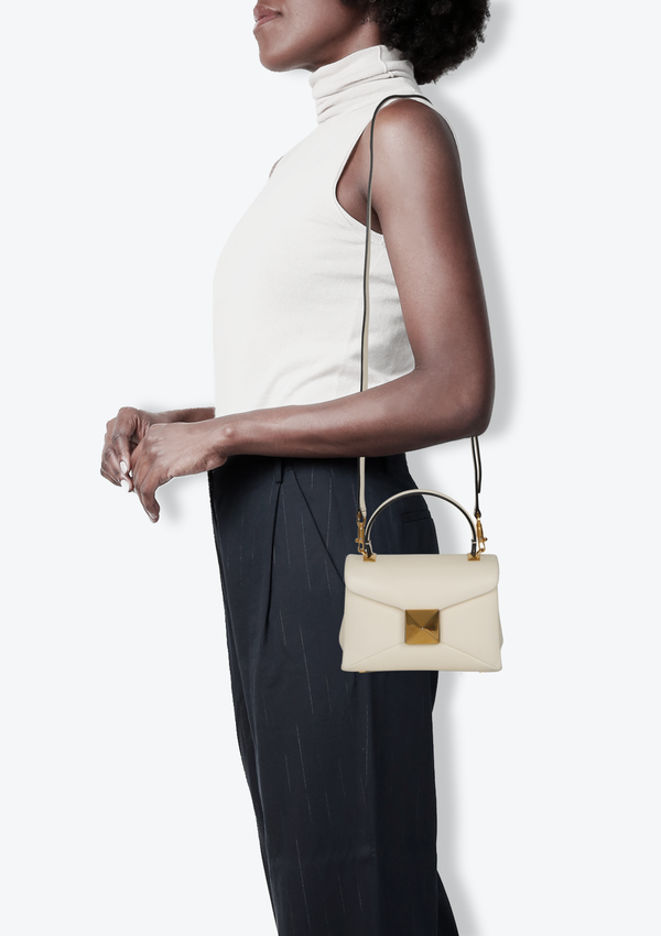ONE STUD TOP HANDLE BAG