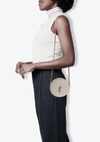 VINYLE ROUND CROSSBODY BAG