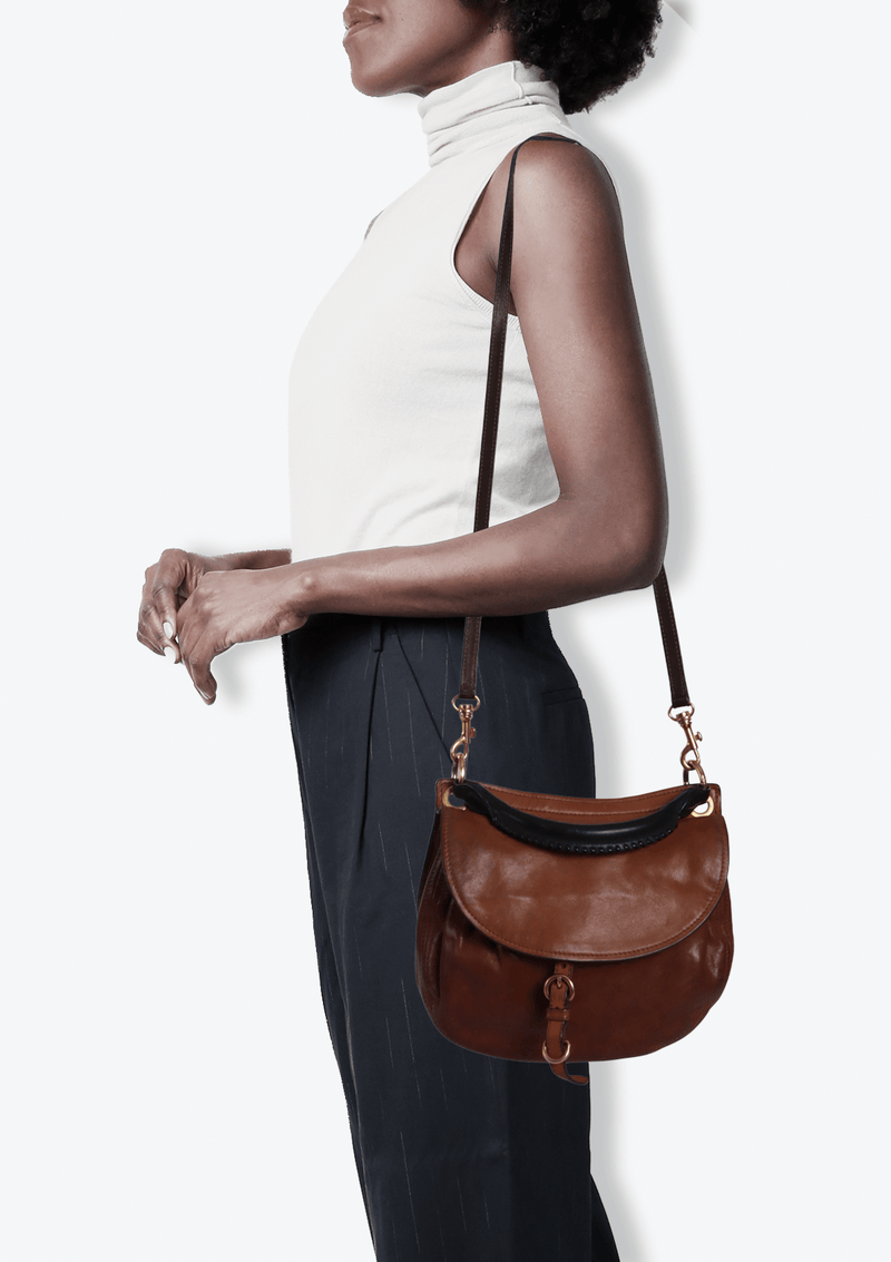 LEATHER SATCHEL BAG