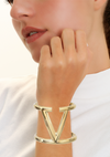 GOLD VLOGO BRACELET