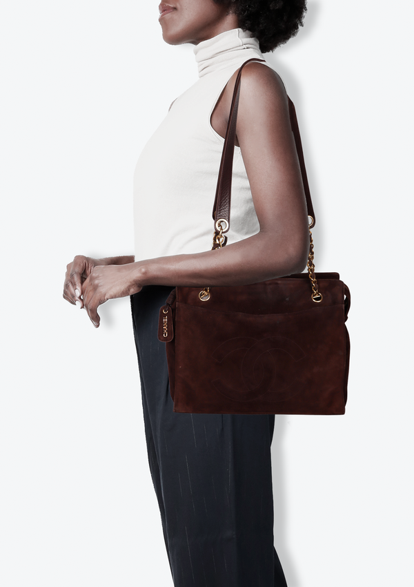 VINTAGE SUEDE CC TOTE