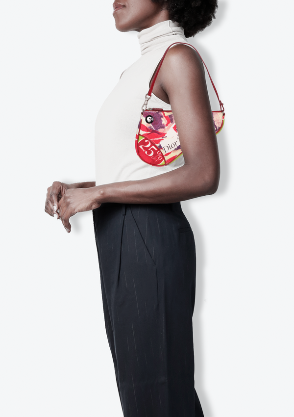 LE VICTIM CRYSTAL SADDLE BAG